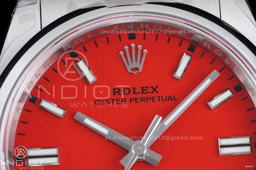 Dial Best Perpetual Oyster 126000 V2 36mm DD3230 Red 1:1 VSF 904L Edition Steel 0126